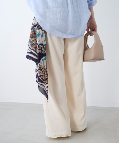 BINDU（ビンドゥー）の「【BINDU】バンダナ-NY（バンダナ/スカーフ・レディース・ネイビー・FREE）」の10枚目の写真