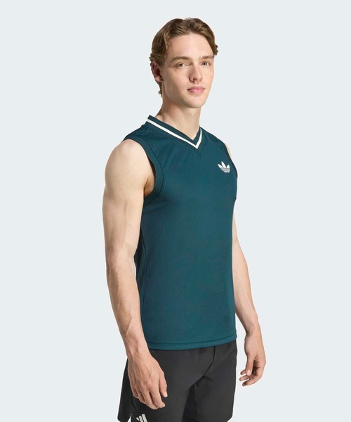 adidas（アディダス）の「テニス プロ クライマクール タンクトップ / アディダス adidas（タンクトップ・メンズ・グリーン・SMALL/MEDIUM/XXX-LARGE/XX-LARGE）」の5枚目の写真