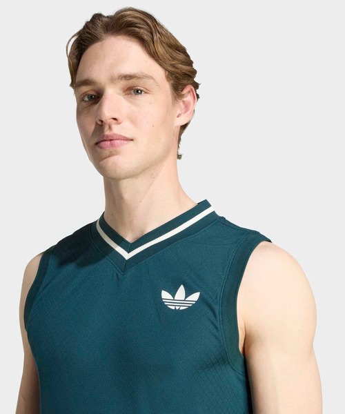 adidas（アディダス）の「テニス プロ クライマクール タンクトップ / アディダス adidas（タンクトップ・メンズ・グリーン・SMALL/MEDIUM/XXX-LARGE/XX-LARGE）」の3枚目の写真