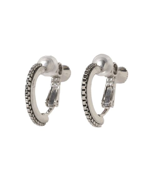 YECCA VECCA（イェッカヴェッカ）の「チェーンフリンジイヤリング（イヤリング・レディース・シルバー/ゴールド・FREE）」の8枚目の写真