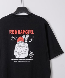 【a-r】〔RedCapGirl/レッドキャップガール〕バックイラスト 半袖Tシャツ