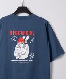 【a-r】〔RedCapGirl/レッドキャップガール〕バックイラスト 半袖Tシャツ