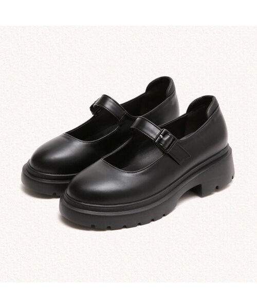 MAC MOC(マックモック)の「ブリーズ3カラー カジュアルラインクッションメリージェン4cm(バレエシューズ・レディース・ブラック/アイボリー/ブラウン・22.5cm/23cm/23.5cm/24cm/24.5cm/25cm)」の1枚目の写真