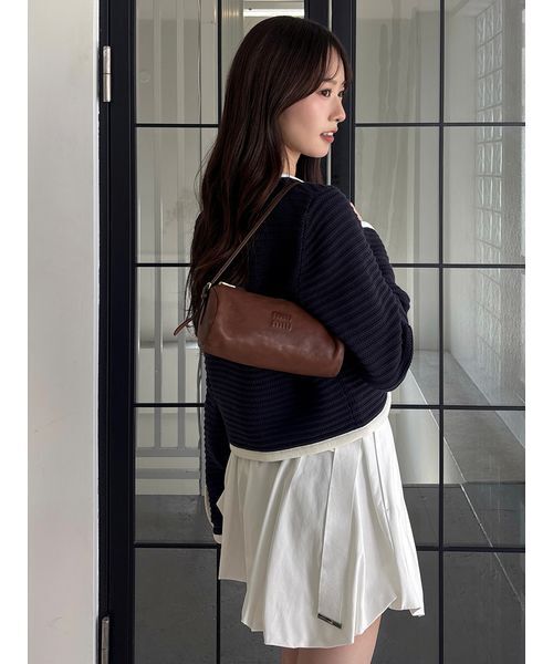 SNIDEL（スナイデル）の「クロシェライクカーディガン（カーディガン/ボレロ・レディース・ネイビー/アイボリー/その他・F）」の10枚目の写真