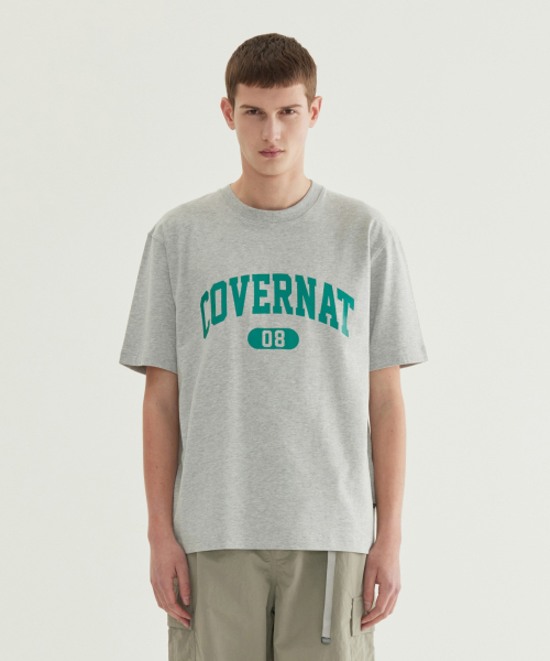 COVERNAT(カバーナット)の「アーチ08ロゴTシャツメランジグレー(Tシャツ/カットソー・メンズ・その他・SMALL/MEDIUM/LARGE/X-LARGE/XX-LARGE/X-SMALL)」の1枚目の写真