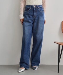 Middle straight blue denim ミドルストレートブルーデニム（デニム