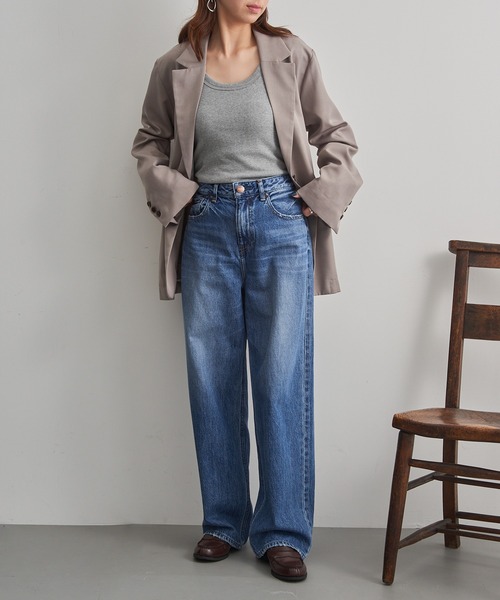 RED CARD TOKYO（レッドカード）の「【RED CARD】Florida（デニムパンツ・レディース・インディゴブルー/ダークインディゴブルー・24inch/25inch/22inch/23inch）」の9枚目の写真