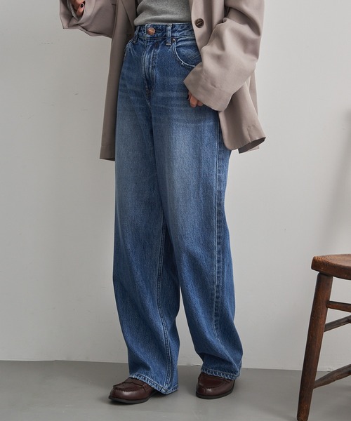 RED CARD TOKYO（レッドカード）の「【RED CARD】Florida（デニムパンツ・レディース・インディゴブルー/ダークインディゴブルー・24inch/25inch/22inch/23inch）」の4枚目の写真