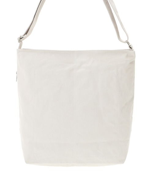 Manhattan Portage(マンハッタンポーテージ)の「AMAGANSETT SHOULDER BAG CANVAS LIGHT 26(ショルダーバッグ・レディース・グレー/グリーン・LARGE)」の5枚目の写真