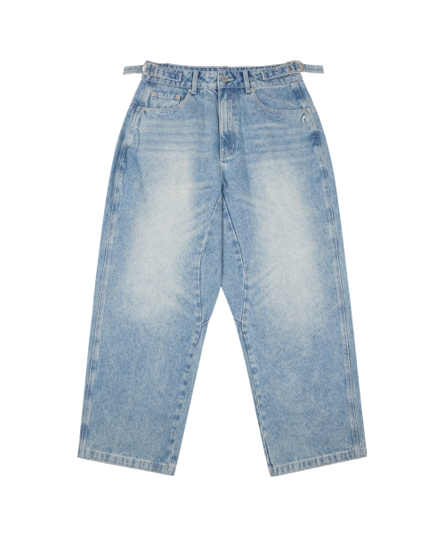 AAKAM(アーカム)の「Stitched Baggy Denim Pants (Blue)(デニムパンツ・レディース・その他・1/2)」の17枚目の写真