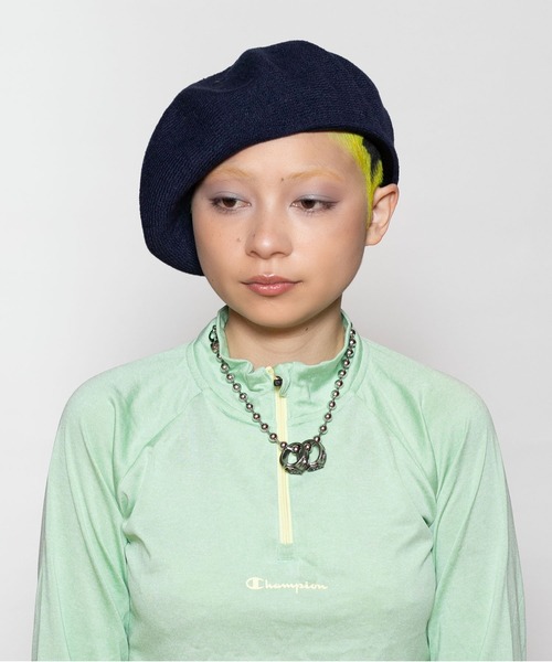 CA4LA(カシラ)の「TERRA LI(ハンチング/ベレー帽・レディース・ピンク/ライトグリーン/オレンジ/ネイビー・ONESIZE)」の1枚目の写真