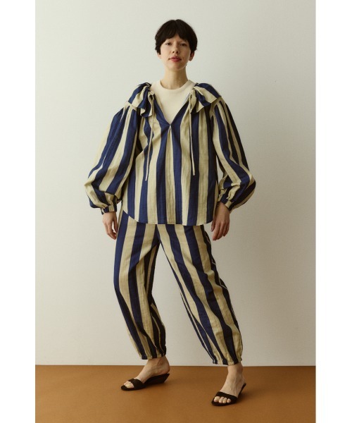 HeRIN.CYE(ヘリンドットサイ)の「Stripe gauze blouse ストライプガーゼブラウス(シャツ/ブラウス・レディース・ブルー系その他3/ブラウン系その他・FREE)」の13枚目の写真