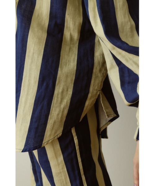 HeRIN.CYE(ヘリンドットサイ)の「Stripe gauze blouse ストライプガーゼブラウス(シャツ/ブラウス・レディース・ブルー系その他3/ブラウン系その他・FREE)」の20枚目の写真