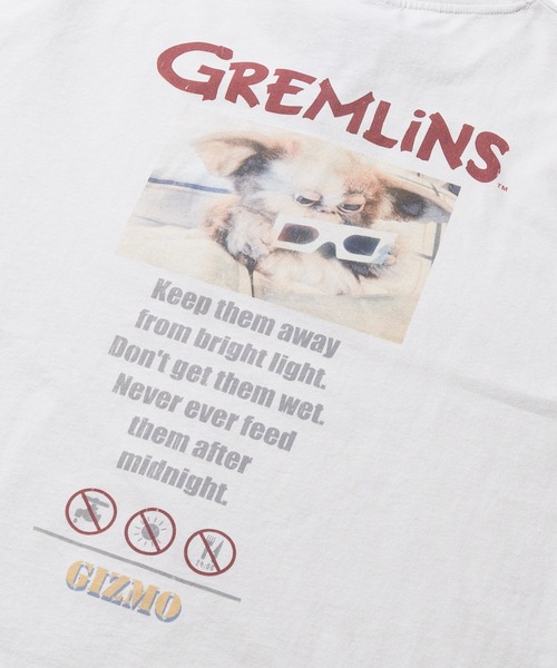 JOHN'S CLOSET(ジョンズクローゼット)の「【15】〔GREMLINS/グレムリン〕ギズモプリント ユーズドライク半袖Tシャツ(Tシャツ/カットソー・メンズ・ブラック系1/ホワイト系2/ホワイト系1/ブラック系2・X-LARGE/LARGE/MEDIUM)」の7枚目の写真