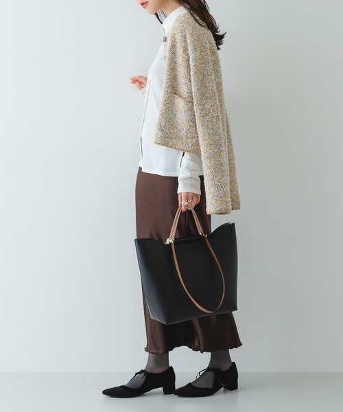 RODE SKO（ロデスコ）の「2ハンドルデザイントートバッグ（ショルダーバッグ・レディース・イエロー/アイボリー/ブラック・ONE）」の11枚目の写真