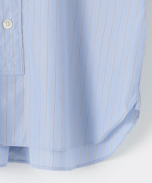 DANTON(ダントン)の「【DANTON(ダントン)】バンドカラーシャツ(シャツ/ブラウス・レディース・グレー/ブルー・FREE)」の7枚目の写真