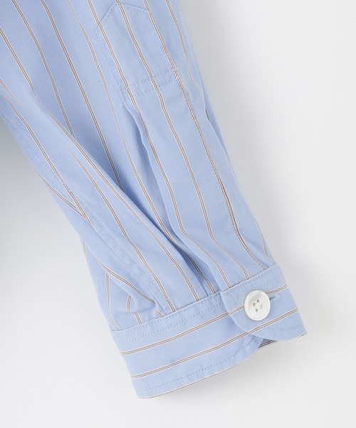 DANTON(ダントン)の「【DANTON(ダントン)】バンドカラーシャツ(シャツ/ブラウス・レディース・グレー/ブルー・FREE)」の8枚目の写真