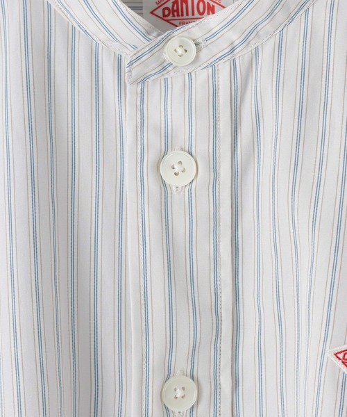 DANTON(ダントン)の「【DANTON(ダントン)】バンドカラーシャツ(シャツ/ブラウス・レディース・グレー/ブルー・FREE)」の11枚目の写真
