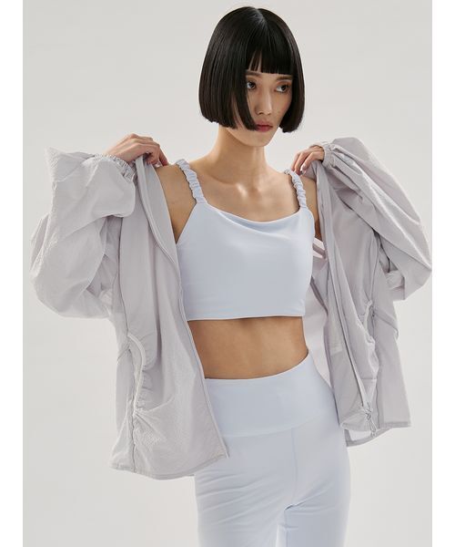 NEW BALANCE(ニューバランス)の「【New Balance for emmi】マルチファンクションジャケット(ナイロンジャケット・レディース・グレー・M)」の12枚目の写真