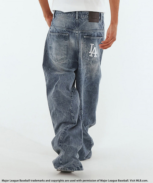 BACK TO THE FIELD(バック トゥー ザ フィールド)の「【MLB】Baggy Denim(デニムパンツ・メンズ・ネイビー/インディゴブルー/ブラック系その他・MEDIUM/LARGE/XL)」の8枚目の写真