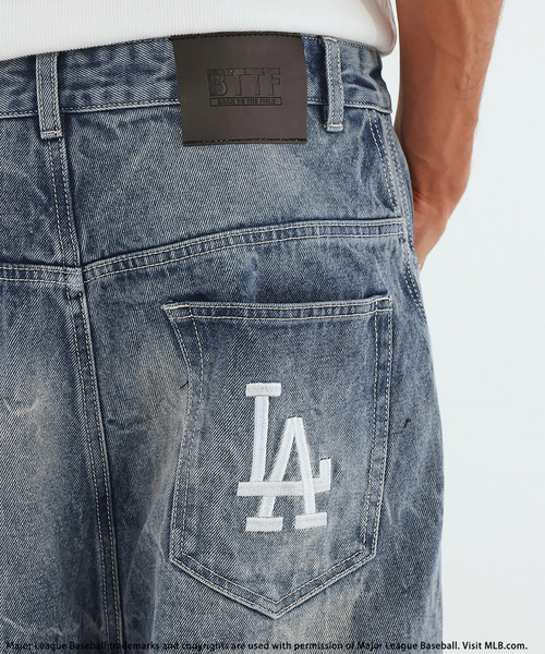 BACK TO THE FIELD(バック トゥー ザ フィールド)の「【MLB】Baggy Denim(デニムパンツ・メンズ・ネイビー/インディゴブルー/ブラック系その他・MEDIUM/LARGE/XL)」の10枚目の写真