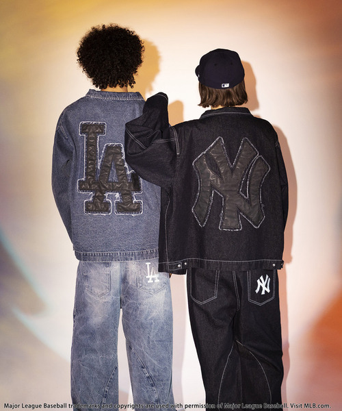 BACK TO THE FIELD(バック トゥー ザ フィールド)の「【MLB】Baggy Denim(デニムパンツ・メンズ・ネイビー/インディゴブルー/ブラック系その他・MEDIUM/LARGE/XL)」の14枚目の写真