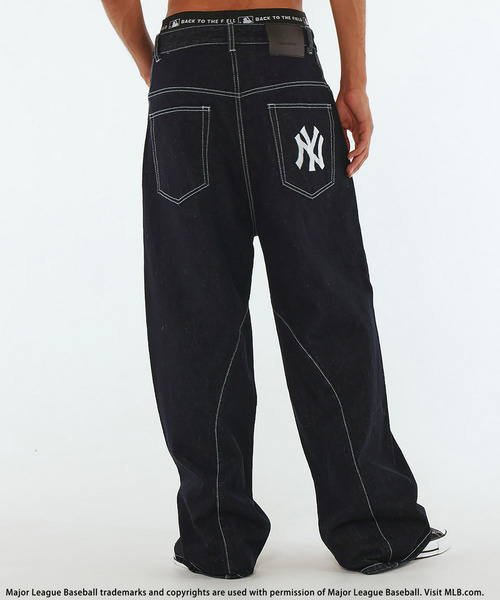BACK TO THE FIELD(バック トゥー ザ フィールド)の「【MLB】Baggy Denim(デニムパンツ・メンズ・ネイビー/インディゴブルー/ブラック系その他・MEDIUM/LARGE/XL)」の17枚目の写真