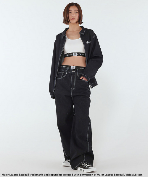 BACK TO THE FIELD(バック トゥー ザ フィールド)の「【MLB】Baggy Denim(デニムパンツ・メンズ・ネイビー/インディゴブルー/ブラック系その他・MEDIUM/LARGE/XL)」の18枚目の写真
