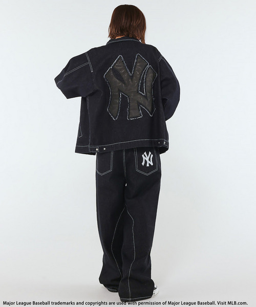 BACK TO THE FIELD(バック トゥー ザ フィールド)の「【MLB】Baggy Denim(デニムパンツ・メンズ・ネイビー/インディゴブルー/ブラック系その他・MEDIUM/LARGE/XL)」の20枚目の写真