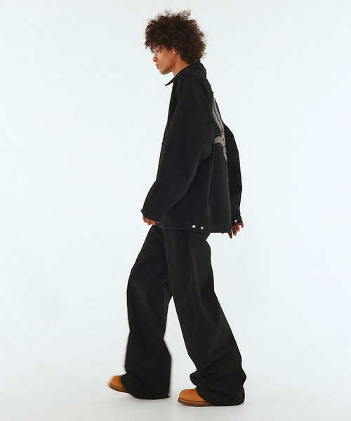 BACK TO THE FIELD(バック トゥー ザ フィールド)の「【MLB】Baggy Denim(デニムパンツ・メンズ・ネイビー/インディゴブルー/ブラック系その他・MEDIUM/LARGE/XL)」の21枚目の写真