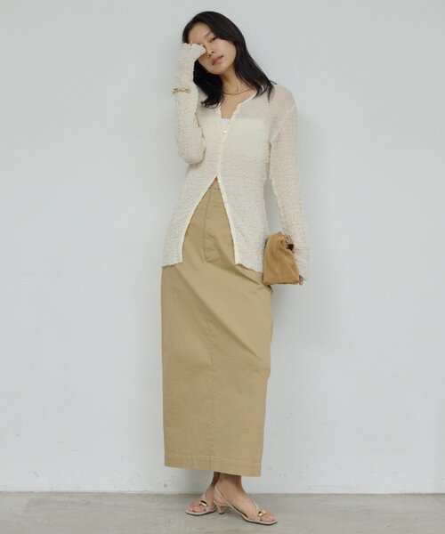 GALLARDAGALANTE(ガリャルダガランテ)の「シュリンククルーカーデ(Tシャツ/カットソー・レディース・ブラック/アイボリー・FREE)」の7枚目の写真