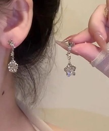 VIBGYOR Women | 【urge select】スターモチーフ ストーン キラキラ イヤリング(イヤリング)