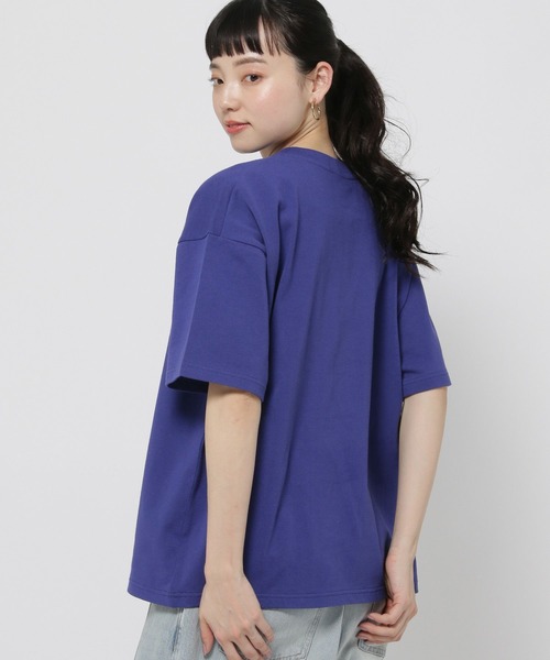 niko and...(ニコアンド)の「COLORマイスタードヅメTシャツ(Tシャツ/カットソー・レディース・パープル/ブラウン/カーキ/オフホワイト・MEDIUM/LARGE)」の10枚目の写真