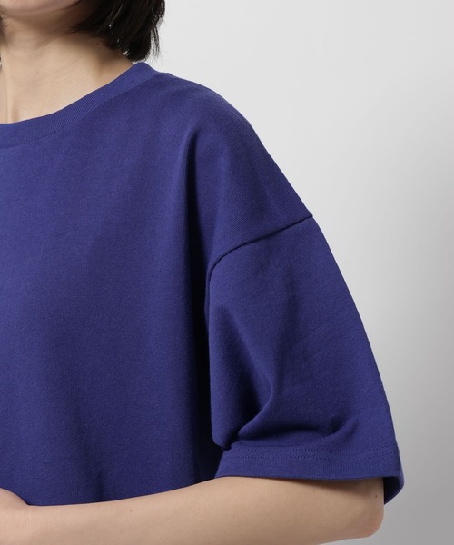 niko and...(ニコアンド)の「COLORマイスタードヅメTシャツ(Tシャツ/カットソー・レディース・パープル/ブラウン/カーキ/オフホワイト・MEDIUM/LARGE)」の16枚目の写真