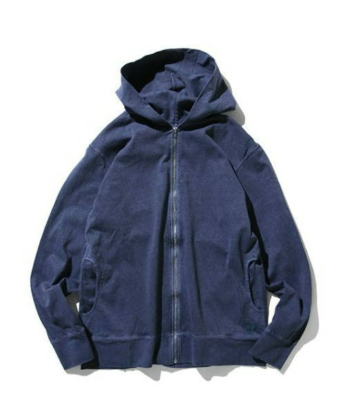 Good On(グッドオン)の「【GOOD ON】ZIP TEE PARKA(パーカー・メンズ・アッシュ/ブラック/ネイビー・LARGE/X-LARGE/MEDIUM)」の3枚目の写真