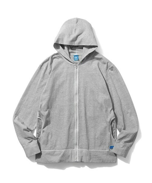 Good On(グッドオン)の「【GOOD ON】ZIP TEE PARKA(パーカー・メンズ・アッシュ/ブラック/ネイビー・LARGE/X-LARGE/MEDIUM)」の2枚目の写真