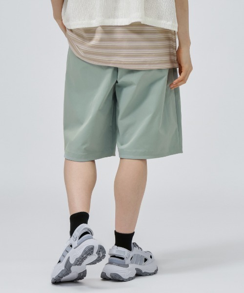 adidas(アディダス)の「【別注】アディダス adidas SOFTLUXバミューダ ルーズフィット パンツ ショーツ 限定コラボ(その他パンツ・レディース・グリーン/オフホワイト/ブラック・M/L)」の20枚目の写真