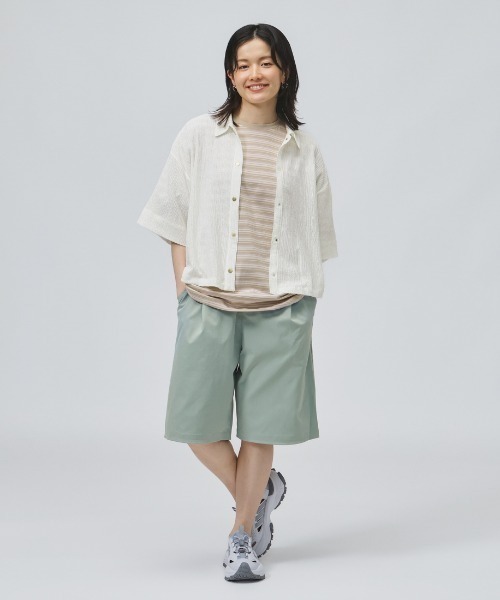 adidas(アディダス)の「【別注】アディダス adidas SOFTLUXバミューダ ルーズフィット パンツ ショーツ 限定コラボ(その他パンツ・レディース・グリーン/オフホワイト/ブラック・M/L)」の21枚目の写真