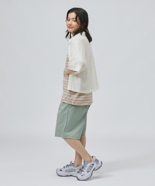 adidas(アディダス)の「【別注】アディダス adidas SOFTLUXバミューダ ルーズフィット パンツ ショーツ 限定コラボ(その他パンツ・レディース・グリーン/オフホワイト/ブラック・M/L)」の22枚目の写真
