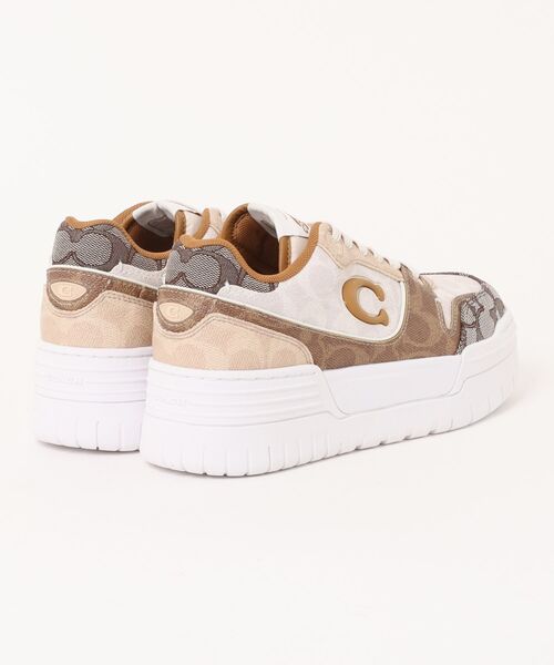 COACH(コーチ)の「ソーホー プラットフォーム スニーカー・ミックスド シグネチャー(スニーカー・レディース・ベージュ系その他・8B/6B/7B/5B/6.5B)」の8枚目の写真