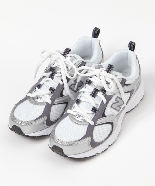 A part by(アパートバイ)の「【WEB限定・セレクト】NEW BALANCE_ML408(スニーカー・レディース・シルバー・LARGE/MEDIUM)」の1枚目の写真