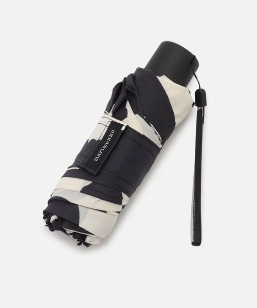 marimekko（マリメッコ）の「Unikko / Mini manual folding umbrella（折りたたみ傘・レディース・ブラック・FREE）」の3枚目の写真