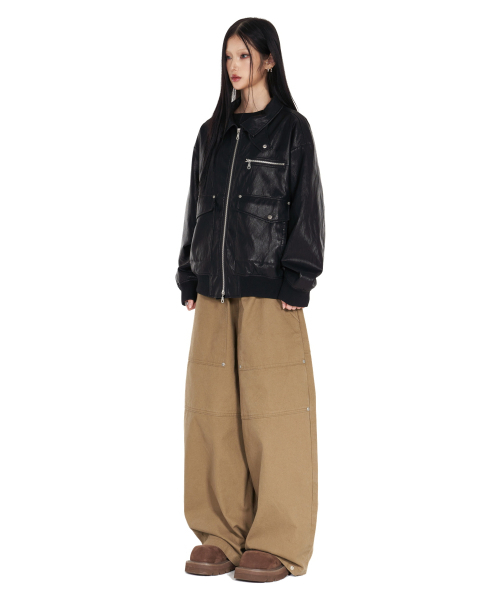 IDWS(アイドンワナセル)の「Route Print Balloon Pants Beige(その他パンツ・レディース・その他・1/2/0)」の12枚目の写真