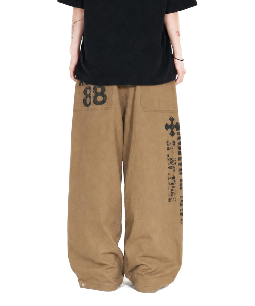 IDWS(アイドンワナセル)の「Route Print Balloon Pants Beige(その他パンツ・レディース・その他・1/2/0)」の15枚目の写真