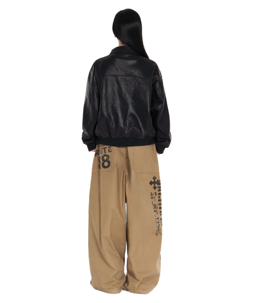 IDWS(アイドンワナセル)の「Route Print Balloon Pants Beige(その他パンツ・レディース・その他・1/2/0)」の16枚目の写真