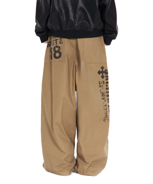IDWS(アイドンワナセル)の「Route Print Balloon Pants Beige(その他パンツ・レディース・その他・1/2/0)」の17枚目の写真