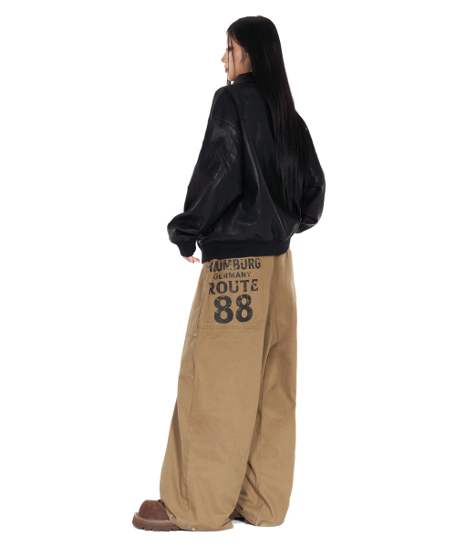 IDWS(アイドンワナセル)の「Route Print Balloon Pants Beige(その他パンツ・レディース・その他・1/2/0)」の20枚目の写真