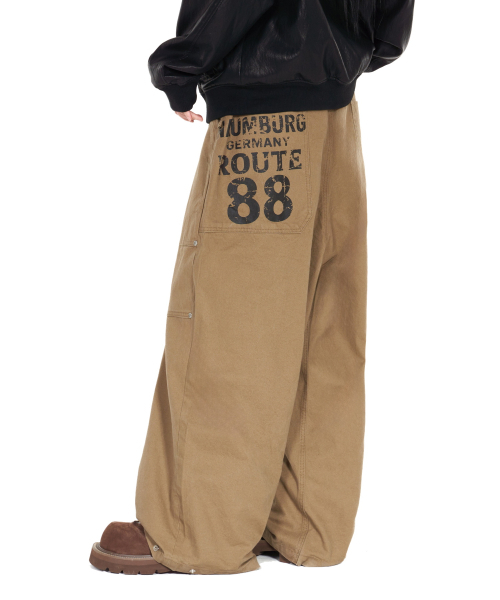 IDWS(アイドンワナセル)の「Route Print Balloon Pants Beige(その他パンツ・レディース・その他・1/2/0)」の21枚目の写真
