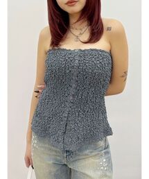 EVRIS | カットジャガードベアトップ(キャミソール)