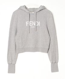 ブランド古着】FENDI｜フェンディ（レディース）のパーカー（グレー